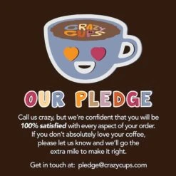 Crazy Cups Flavored Coffee Chocolate Glazed Donut, 22 Ct -Zoro Tools Shop 2620Flavors20LLC 3xxxxxxPLEDGE 1