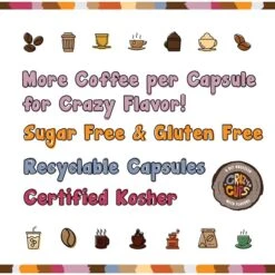 Crazy Cups Flavored Coffee Chocolate Glazed Donut, 22 Ct -Zoro Tools Shop 2620Flavors20LLC 4xxxxxxCCxxBrandxxProposition