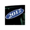White & Blue Oval Year Model Signs: 2007 Pk