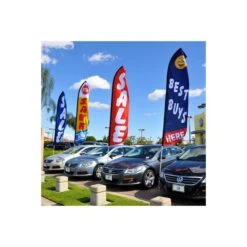 Swooper Flag & Pole Kit: Easy Finance, Straight Fence Adapter