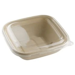 ABENA Containers, To-Go, Square Bowl, 25.5 Oz(For Use With Item #133221)