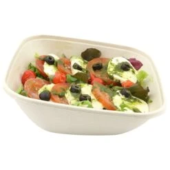 ABENA Containers, To-Go, Rectangular Tray/Bowl, 25 Oz (For Use With #133227)