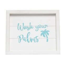 Three Piece Decorative Wood Bathroom Set, Small, Coastal/Beach -Zoro Tools Shop All20The20Rages20Inc HG3100xxWBHxxwall