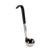 Ladle , 1 Oz, S/S, Black, 6"Hdl
