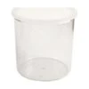Crock W/Lid , Plst, 2.7 Qt, Clr