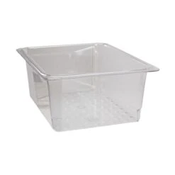 1/2" X 5" Clear Pan W/Holes