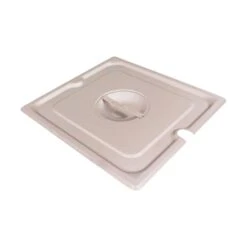2/3 Pan Lid Ss W/Notch