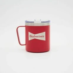 16oz. Stainless Steel Insulated Mug With Handle - Red