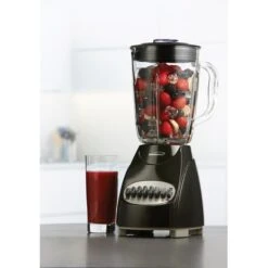 12 Speed Blender With Glass Jar (Black) -Zoro Tools Shop Audio20America20Inc 88ed66fc7b0ed015fe0aef2199feced8xx6d5e16