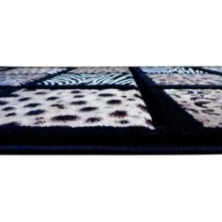 3' X 10' Animal Print Area Rug With Raised Squares -Zoro Tools Shop Belnick20LLC ACDxxRG3055xx310xxBKxxGGxxinset1xxbe462c