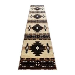 2' X 10' Brown Rustic Southwest Style Area Rug -Zoro Tools Shop Belnick20LLC ACDxxRG784xx210xxBNxxGGxx0c164c