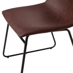 18" Dark Brown LeatherSoft Dining Chairs, 2PK -Zoro Tools Shop Belnick20LLC ETxxER18345xx18xxDBxxBKxxGGxxinset5xxa9f62a