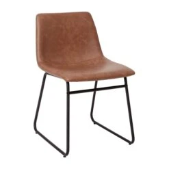 18" Light Brown LeatherSoft Dining Chairs, 2PK -Zoro Tools Shop Belnick20LLC ETxxER18345xx18xxLBxxBKxxGGxxinset6xx813cec