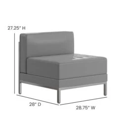 Hercules Imagination Series Contemporary Gray Leathersoft Middle Chair -Zoro Tools Shop Belnick20LLC ZBxxIMAGxxMIDDLExxGYxxGGxxDIMSxx6c8a89