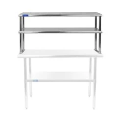 18in X 30in Stainless Steel Double-Tier Shelf -Zoro Tools Shop Beseder20Group20Inc dosxx3xx3xx8b8726 1