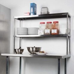 18in X 48in Stainless Steel Double-Tier Shelf 14 18in X 48in Stainless Steel Double-Tier Shelf -Zoro Tools Shop Beseder20Group20Inc imagexx453xx4xxe890b5
