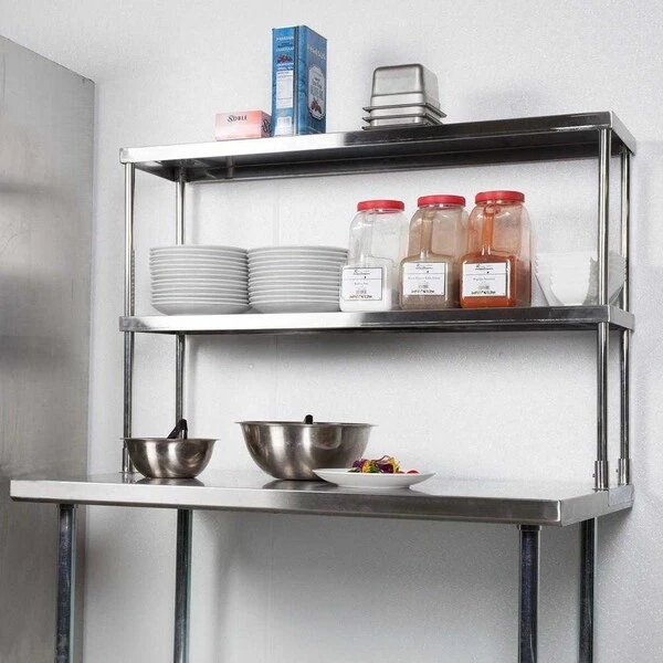 18in X 72in Stainless Steel Double-Tier Shelf 9 18in X 72in Stainless Steel Double-Tier Shelf - Image 9