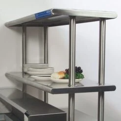 18in X 48in Stainless Steel Double-Tier Shelf 12 18in X 48in Stainless Steel Double-Tier Shelf -Zoro Tools Shop Beseder20Group20Inc qxx6xx6282b6 3