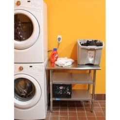 18x84 Prep Table With Stainless Steel Top And 2 Shelves -Zoro Tools Shop Beseder20Group20Inc wtxx2shxxusexx2xx60890a 1