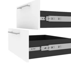 Orion 2 Drawer Set For Orion 20W Narrow Shelving Unit, White & Walnut Grey -Zoro Tools Shop Bestar20Inc 2qPz624DPq2F11zF2YR60OkF3AENeTs1xx09d987