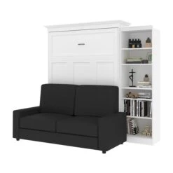 Versatile 92W Queen Murphy Bed, A Storage Unit And A Sofa -Zoro Tools Shop Bestar20Inc YLY4uM4I6sBp1127Om3W60WEhOH6STZnxx57475a