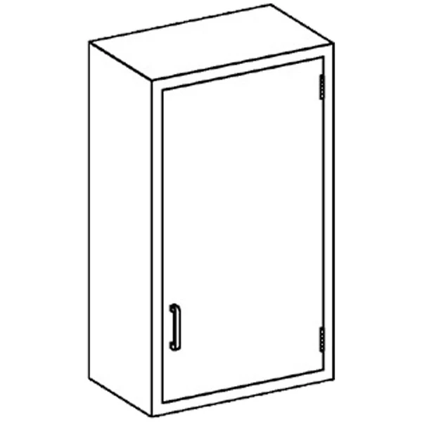 Wall Cabinet 24 3/4"W X 30"H, 2 S/S Adj Shelves W/ Hinge Solid Door 2 Wall Cabinet 24 3/4"W X 30"H, 2 S/S Adj Shelves W/ Hinge Solid Door - Image 2