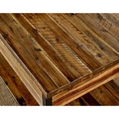 Claremont 42"L Rustic Wood Coffee Table With Low Shelf -Zoro Tools Shop Bolton20Furniture20Inc ANCM1174ALT8