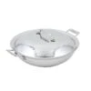 Cucina 12"Chefpan W/Lid Hmrfns W/2 Handl 12" Dia X 3" H / 3 1/2 Qt