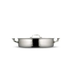 Cucina 9 Qt Pot W/Cover Hammer Finish Indbottom 14 3/4" Dia X 3 3/8" H / 9 Qt