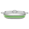 Country French 2 Oblong Pan W/Lid 15" X 11" X 2 7/8" 5 Qt - Lime