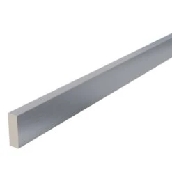 .25" X .75" Decorative Aluminum Strapping - Brushed Aluminum