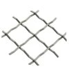 .75" Pressed Single Diamond Decorative Grille - Antique Pewter, 18" W X 48" L Sheet