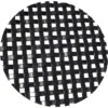 .1875" Flat Square Decorative Grille - Flat Black, 18" W X 48" L Sheet