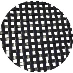.1875" Flat Square Decorative Grille - Flat Black, 18" W X 48" L Sheet