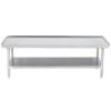 ES-306 30in X 72in Stainless Steel Equipment Stand With Stainless Steel Undershelf