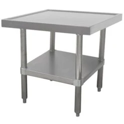 MT-SS-363 36in X 36in Stainless Steel Mixer Table With Undershelf