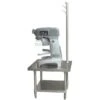 MX-SS-242 24in X 24in Mixer Table With Utensil Rack And Stainless Steel Undershelf