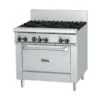 Natural Gas 2 Burner 36in Range W Flame Failure Protection 24in Griddle Standard Oven-126000 BTU