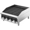 CBGHD-24 Cayenne 24in Heavy Duty Radiant / Lava Rock Charbroiler - 80000 BTU