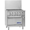 Imperial Range Pro Series IR-24BR-120 Natural Gas 24in Broiler Range With Space Saver Oven - 87000 BTU