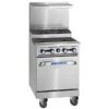 Imperial Range Pro Series IR-6-SU-C Liq Propane 6 Burner 36in Step-Up Range W Convection Oven. 222000 BTU
