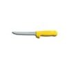 Dexter Russell - Narrow Boning Knife, High Carbon Steel, Stamped, Yellow Handle, 6inL