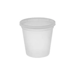 Pactiv, DELITAINER MICROWAVABLE COMBO, CLEAR. 24 OZ, 4.55 X 4.55 X 4.35, 240PK