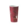 Polycoated Hot Paper Cups, 20 Oz, Bistro Design, 600PK