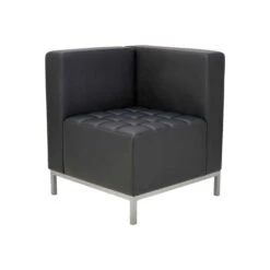 Alera® Corner Sectional Seating - 26-3/8" X 26-3/8" X 30-1/2" - Black - QUB Series