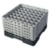 Cambro - Camrack Glass Rack 49 Compartments 10-1/8" Max. Height, Black