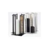Cal-Mil 1133-13 One By One Rotating Cup And Lid Organizer 10"W X 10"D X 15-3/4"H Black