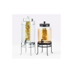 Cal-Mil 1580-2INF-74 Soho Infusion Beverage Dispenser 2 Gallon 10"W X 12"D X 20-1/2"H Silver Base