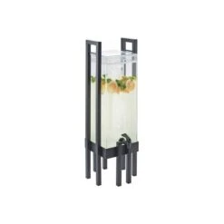 Cal-Mil 3302-3INF-13 One By One Acrylic Beverage Dispenser W/Infusion Chamber 9"W X 28-1/2"H Black