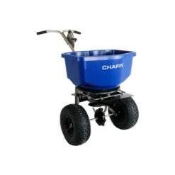 Chapin 100 Lb. Capacity Professional Rock Salt & Ice Melt Spreader - Baffles, Gate & Rain Cover